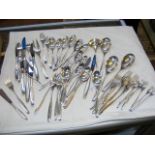A canteen of sterling silver cutlery by Kirk & Son