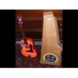 Original Beatles "New Beat" plastic guitar with or