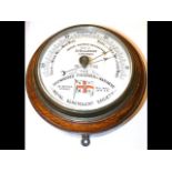 A Dolland marine aneroid barometer