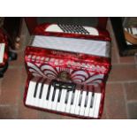 An Italian "Junior" piano accordion