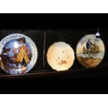 Two Royal Doulton commemorative plates, together w