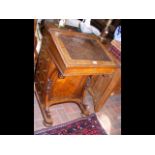 Victorian Davenport desk with four drawers to the