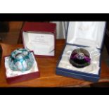 A Caithness paperweight - boxed, together with a