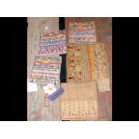 Selection of antique samplers