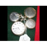 Four pocket watches - various
