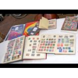 Ten old stamp albums and Stock Books containing GB