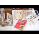 Box containing GB and other stamps