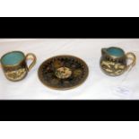 Good quality cloisonne cup and saucer with matchin