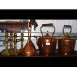 Antique copper and brass ware