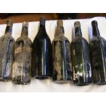 Six bottles of vintage port