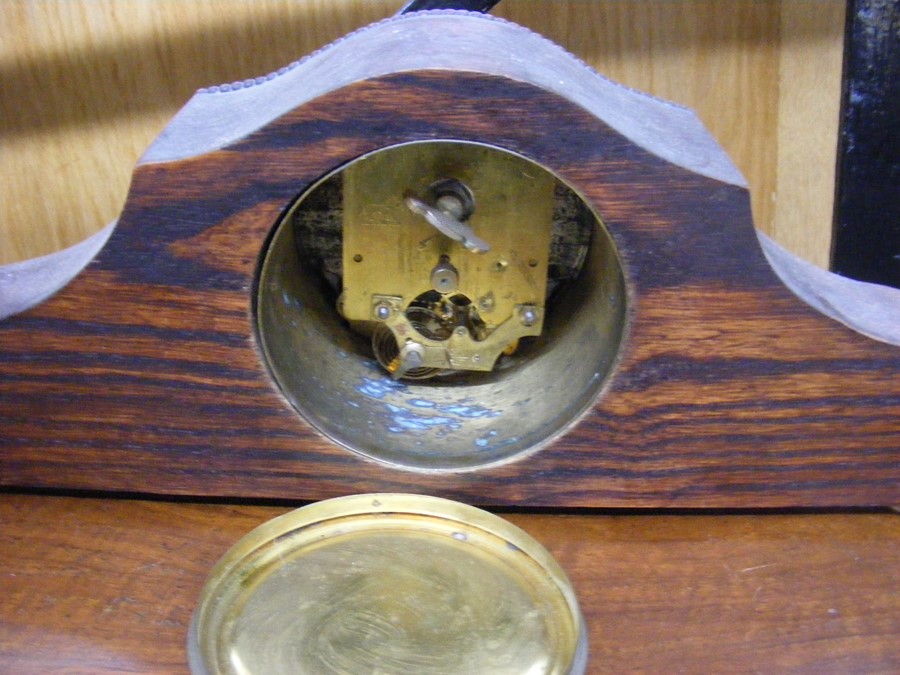 Two mantel clocks, together with a miniature hangi - Image 7 of 8