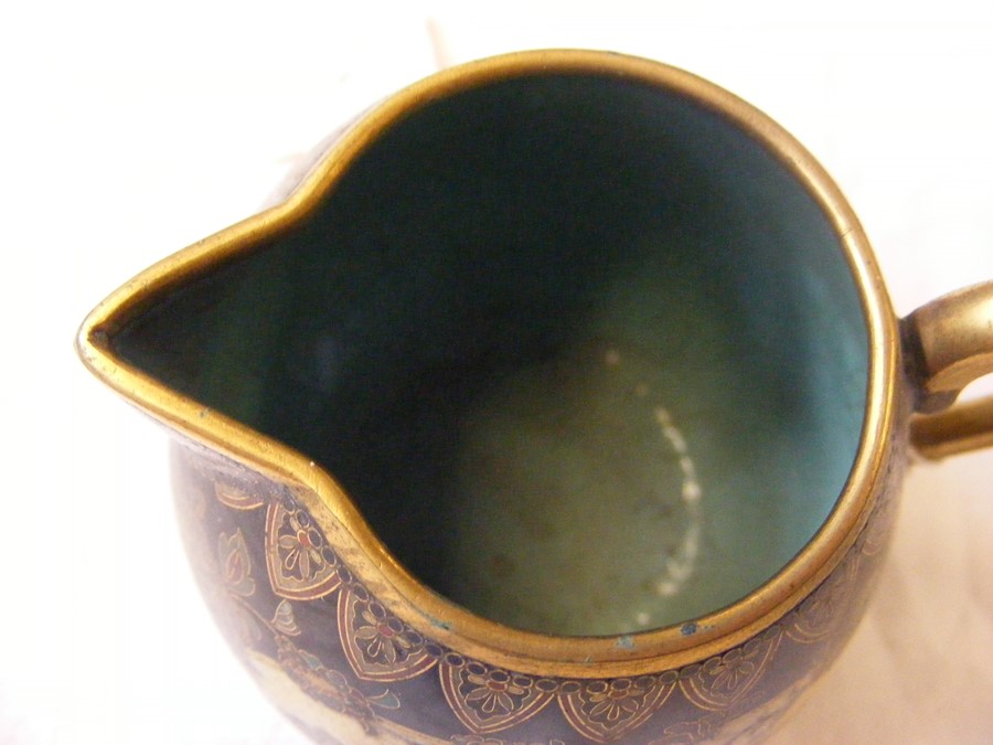 Good quality cloisonne cup and saucer with matchin - Image 11 of 12