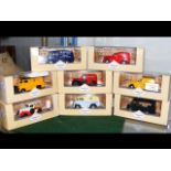 Eight boxed Corgi die-cast vans