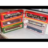 Selection of boxed Hornby and Lima coaches, includ