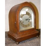 A 30cm high chiming mantel clock