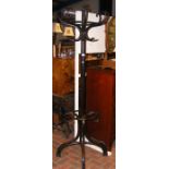 Bentwood style revolving coat and stick stand