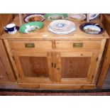 Antique pine sideboard - 98cm