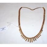 A 9ct gold lady's necklace