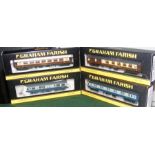 Four boxed Graham Farish N gauge Pullman Coaches,