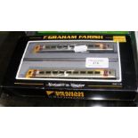 A Graham Farish N gauge 158 Two Car DMU Set - boxe