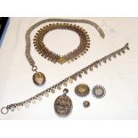 Variety of Indian silver jewellery