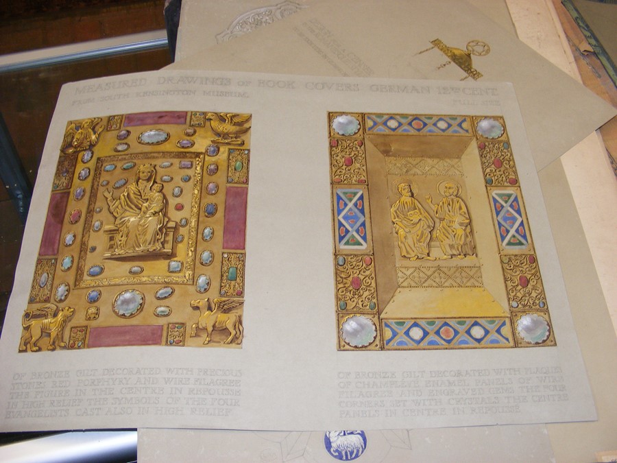 An interesting folio of original Architect's paint - Image 4 of 14