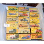 Eighteen Matchbox die-cast cars - boxed