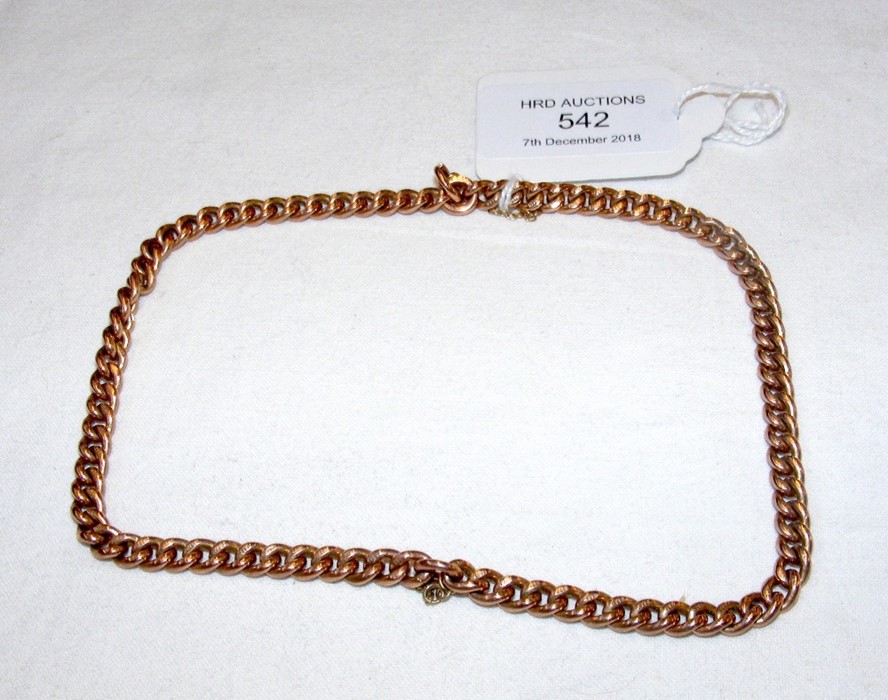 A 9ct gold chain - 33g