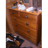 Antique pine chest of drawers