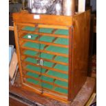 Two door collector's cabinet