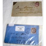 An old Newport, Isle of Wight envelope with stamp,
