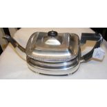 A silver teapot with Sheffield hallmark - 23oz