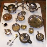 Selection of silver plated ware