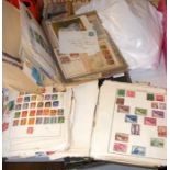 Various collectable stamps in album and loose