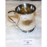 A child's silver miniature tankard - London 1913