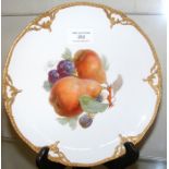 A 21.5cm diameter KPM hand painted cabinet plate w