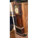 Antique mahogany cased Grandfather clock by Halste
