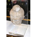 A 4th/5th century Gandhara Stucco Bodhisattva head