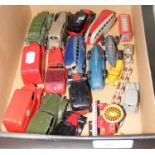 Selection of old Dinky and other die-cast vehicles