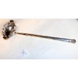 A Georgian silver punch ladle - London - 1776