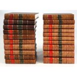 A SET OF 20 LEATHER BOUND ANTIQUARIAN HOROLOGY BOOKS.