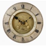 WILLIAM DONALD, ABERDEEN A UNUSUAL 19th CENTURY SCOTTISH TIDAL LONGCASE CLOCK MOVEMENT the 13"