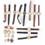 A SELECTION OF 21 VINTAGE WRIST WATCHES