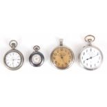 A SELECTION OF FOUR POCKET WATCHES