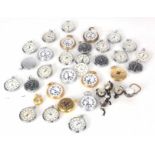 A LARGE SELECTION OF MODERN POCKET WATCHES