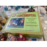 Boxed The New Subbuteo Continental with assorted extra football teams