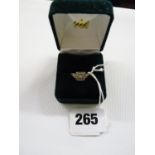 Ladies 18ct Gold Art Deco Cluster Diamond Ring 0.50ct estimated total weight Hi/I Si