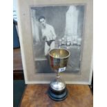 Silver Trophy 'Mussoorie Boxing Tournament 1925 Light Weight' Presented by HH The Maharaja of