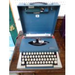 Imperial Gemini Typewriter with integral radio