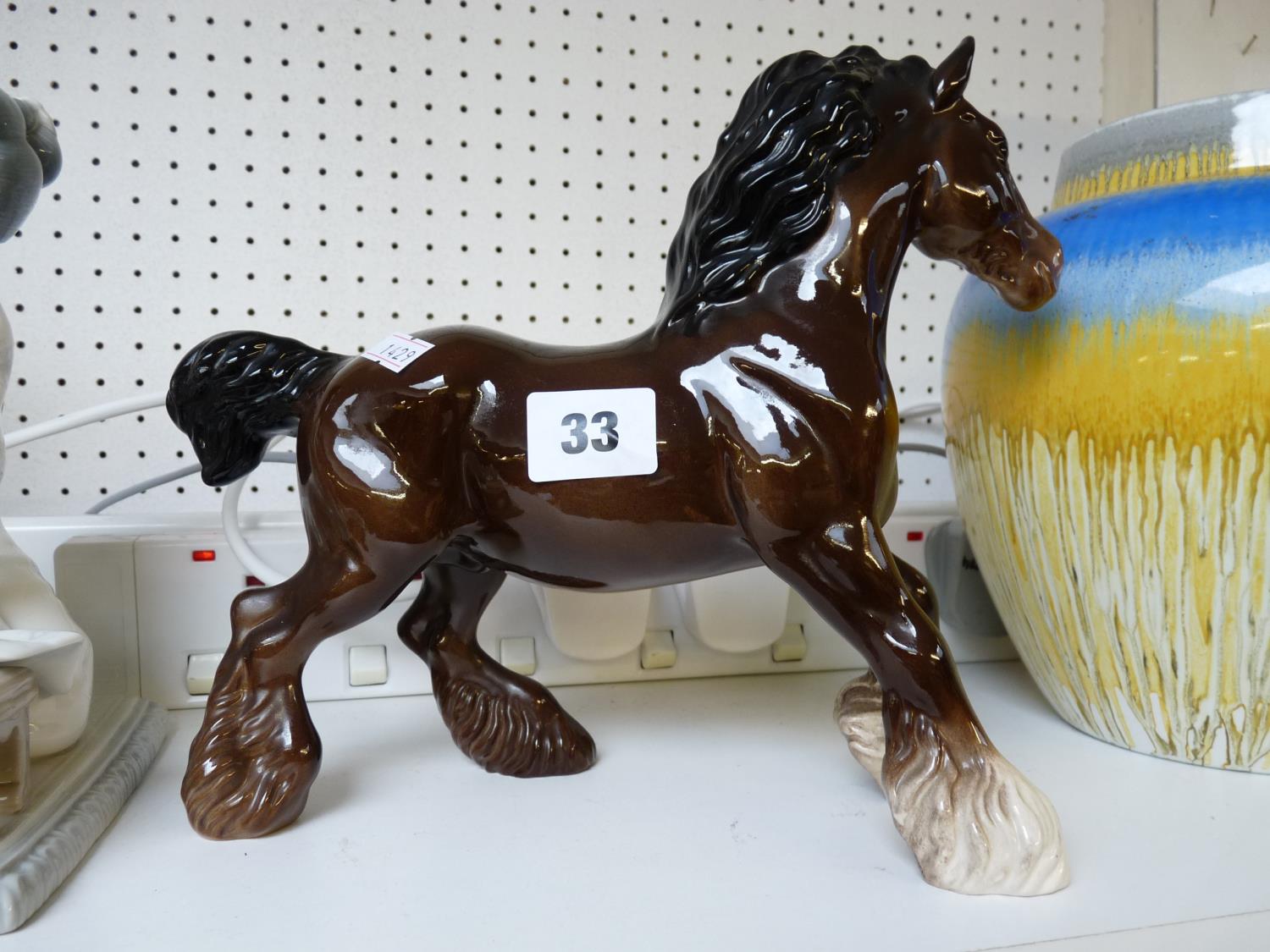 Royal Doulton Figure of a Shire horse 20 cm in height